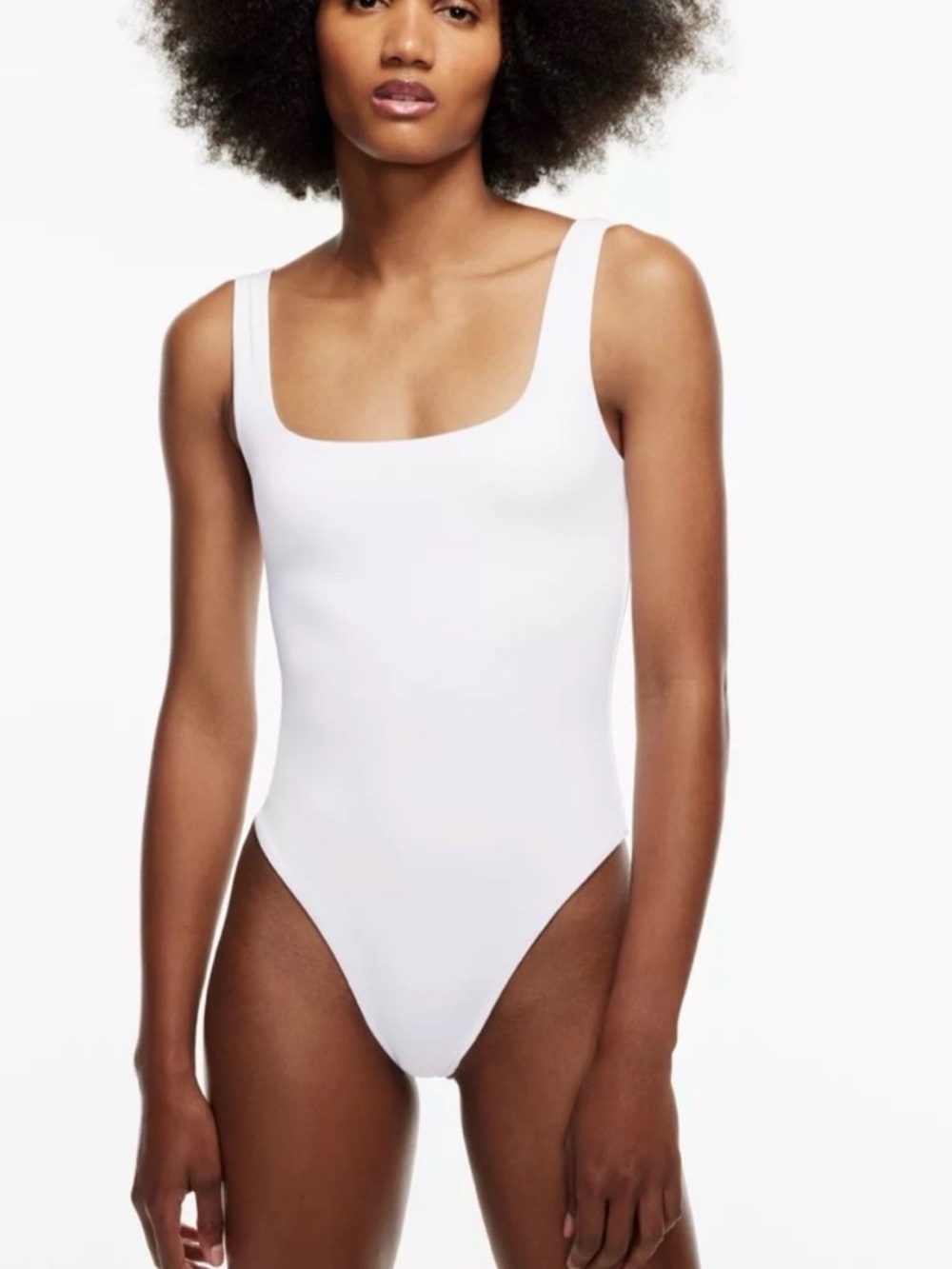 Aritzia Babaton White Bodysuit